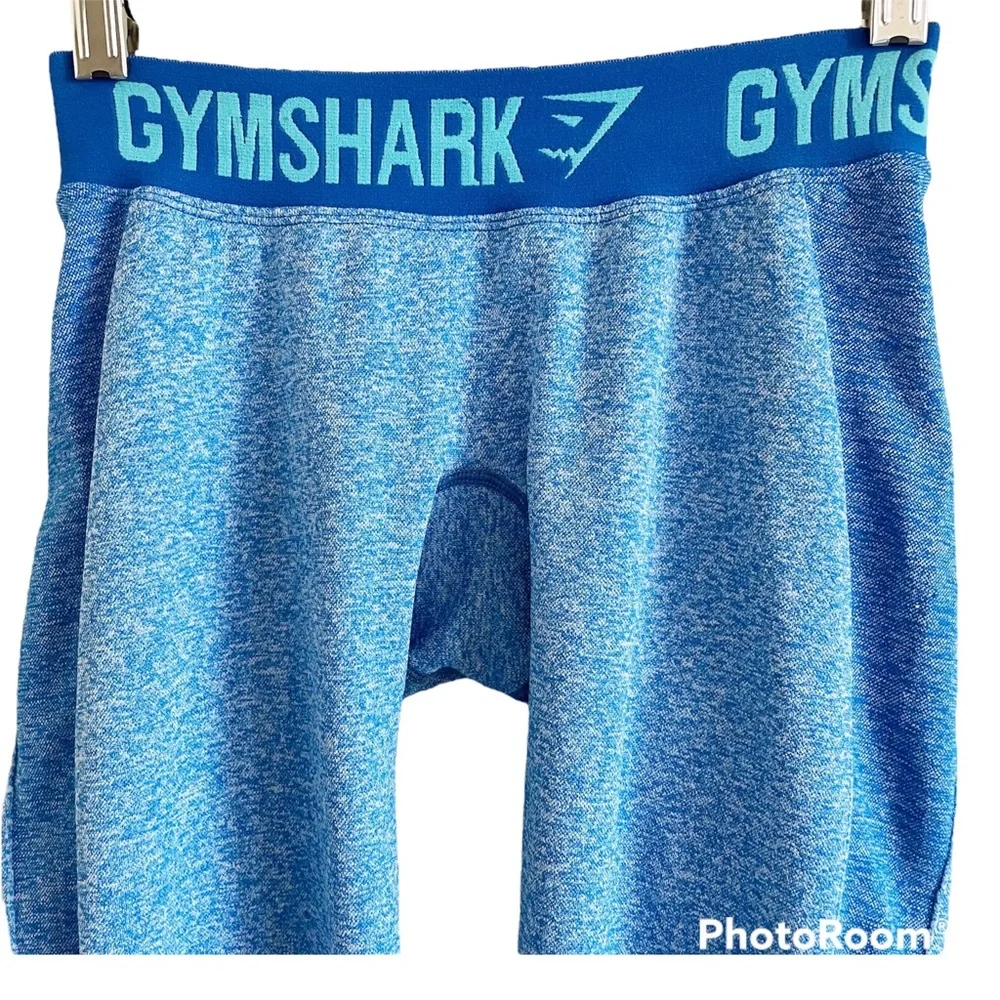 Gymshark Blue Flex Leggings Lowrise Full Length - Picture 3 of 15